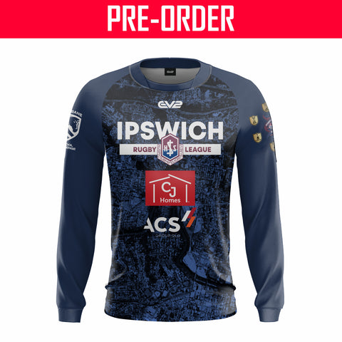 Ipswich SHS Rugby League - Training Shirt Long Sleeve Girls