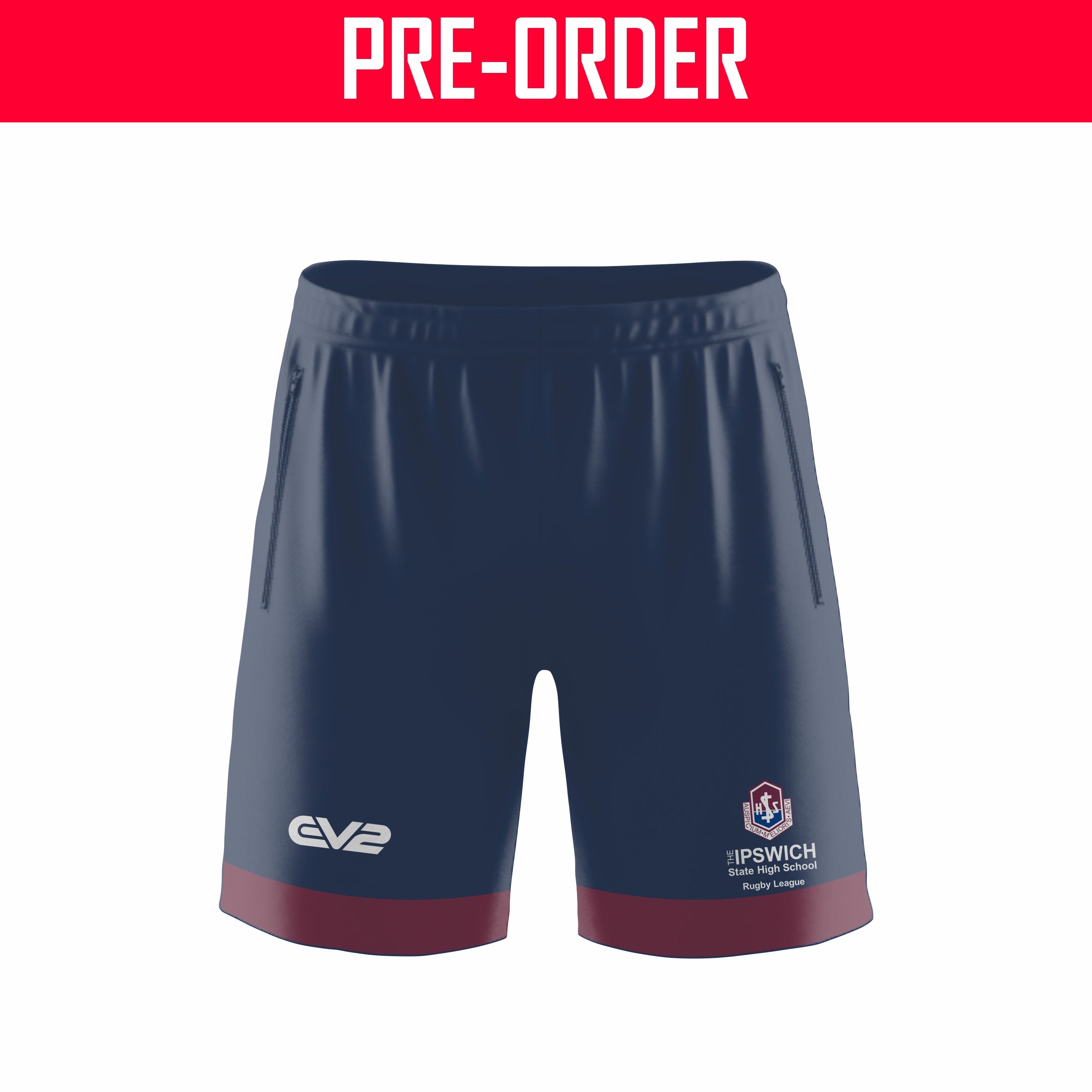Ipswich SHS Rugby League - Training Short Boys