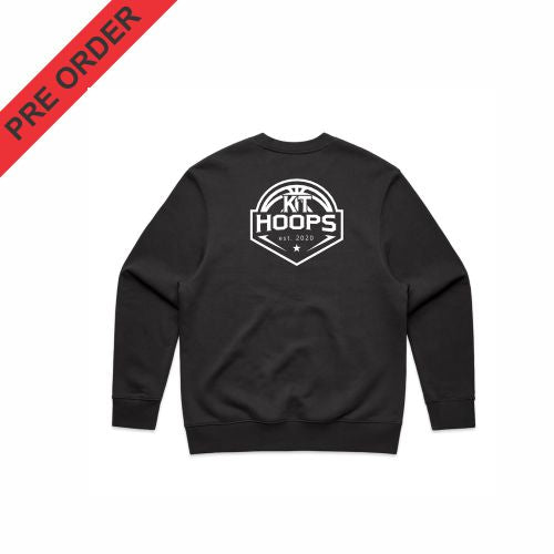 KT Hoops - Heavy Crew Neck - 5145 - Coal