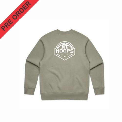 KT Hoops - Heavy Crew Neck - 5145 - Eucalyptus