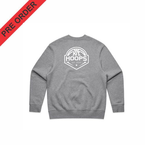 KT Hoops - Heavy Crew Neck - 5145 - Grey Marle