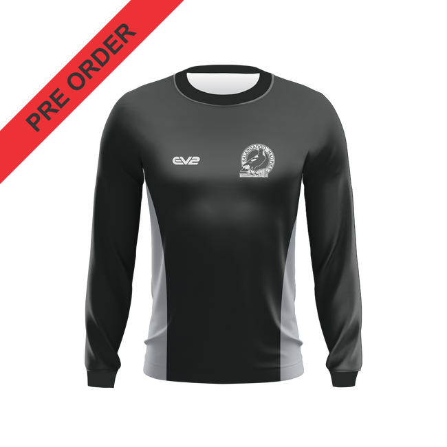 Kalangadoo Magpies - Long Sleeve Training Shirt - NETBALL