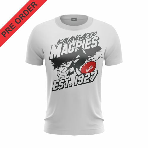 Kalangadoo Football / Netball Club - Retro Cotton Tee - White