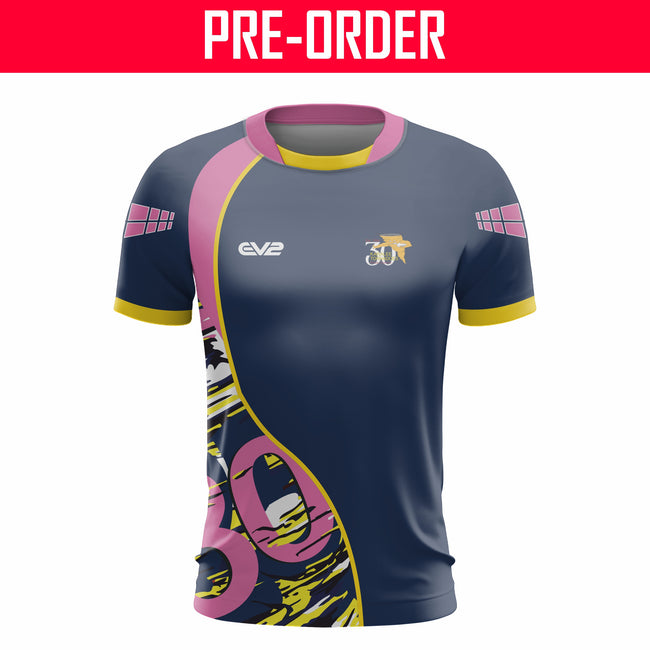 Karalee Tornadoes RLFC - Training Shirt (Pink & Navy)