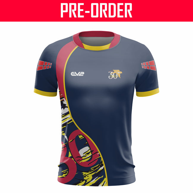 Karalee Tornadoes RLFC - Training Shirt (Red & Navy)