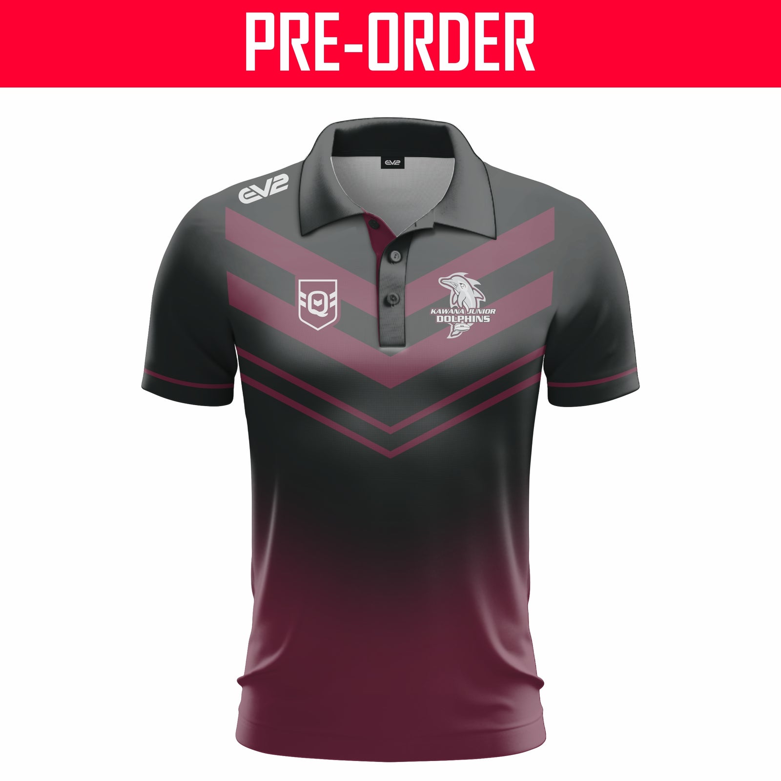 Kawana Dolphins JRL - Supporter Polo