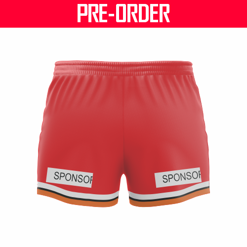 Knackered Bulls RU - Rugby Union Short - Red