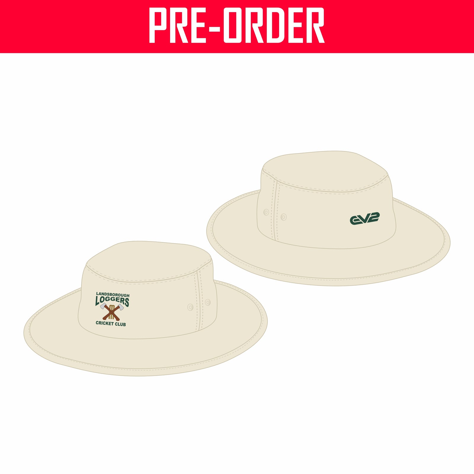 Landsborough Cricket Club - Wide Brim Cricket Hat