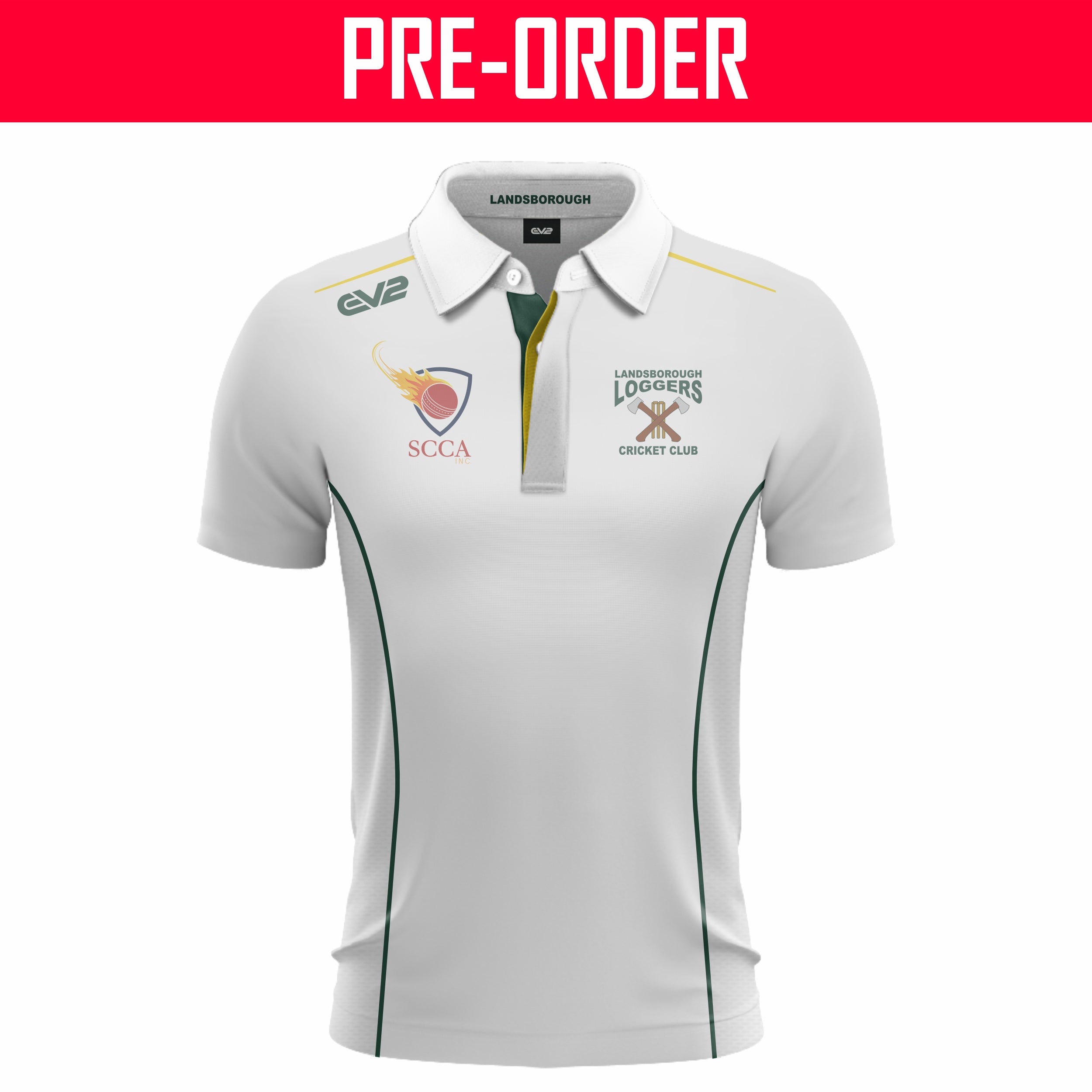 Landsborough Cricket Club - Champion Cricket Shirt S/S (2-DAY)