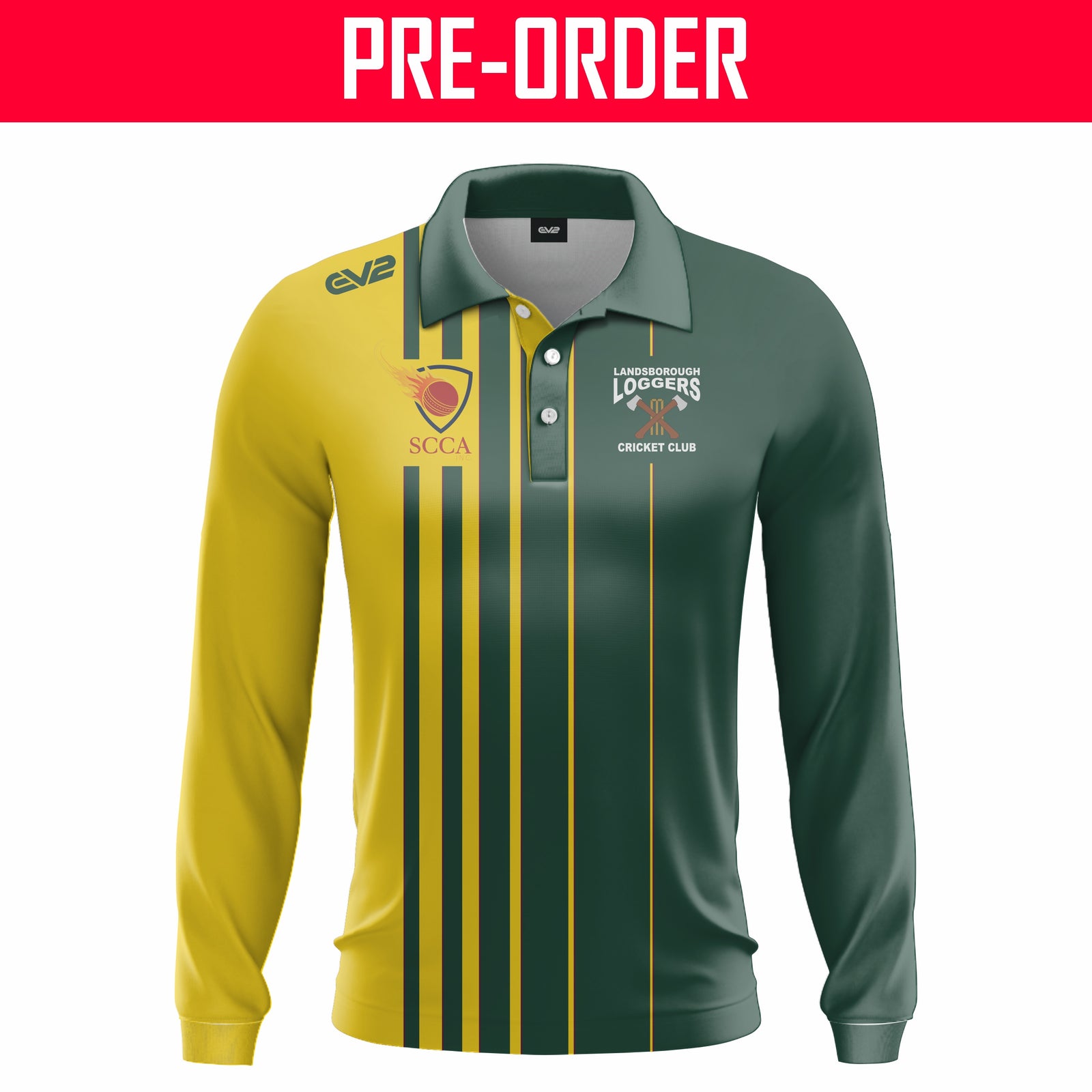 Landsborough Cricket Club - Club Cricket Shirt L/S (1-DAY & T20)