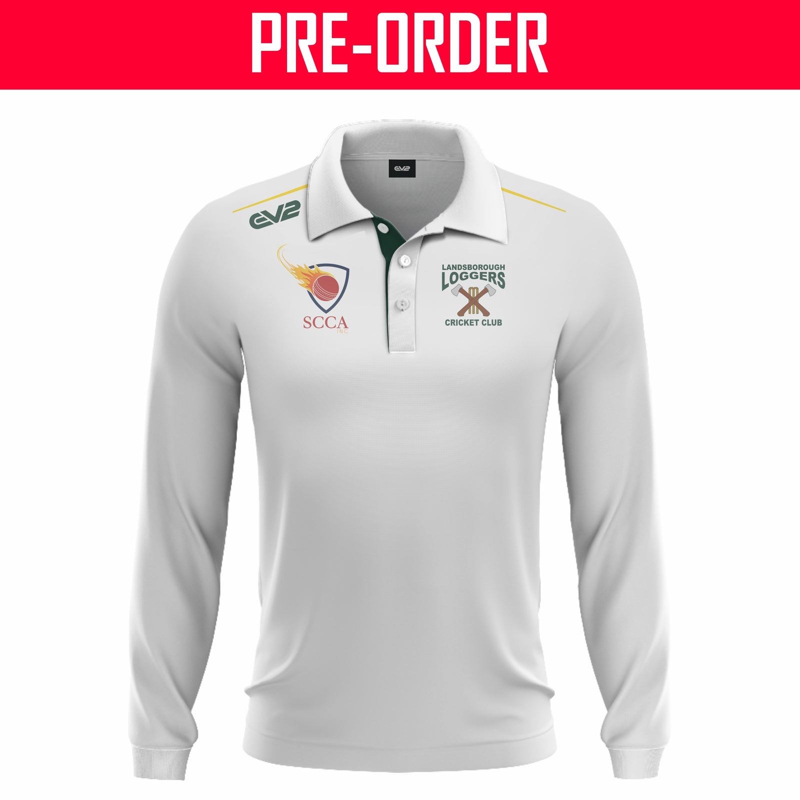 Landsborough Cricket Club - Club Cricket Shirt L/S (2-DAY)
