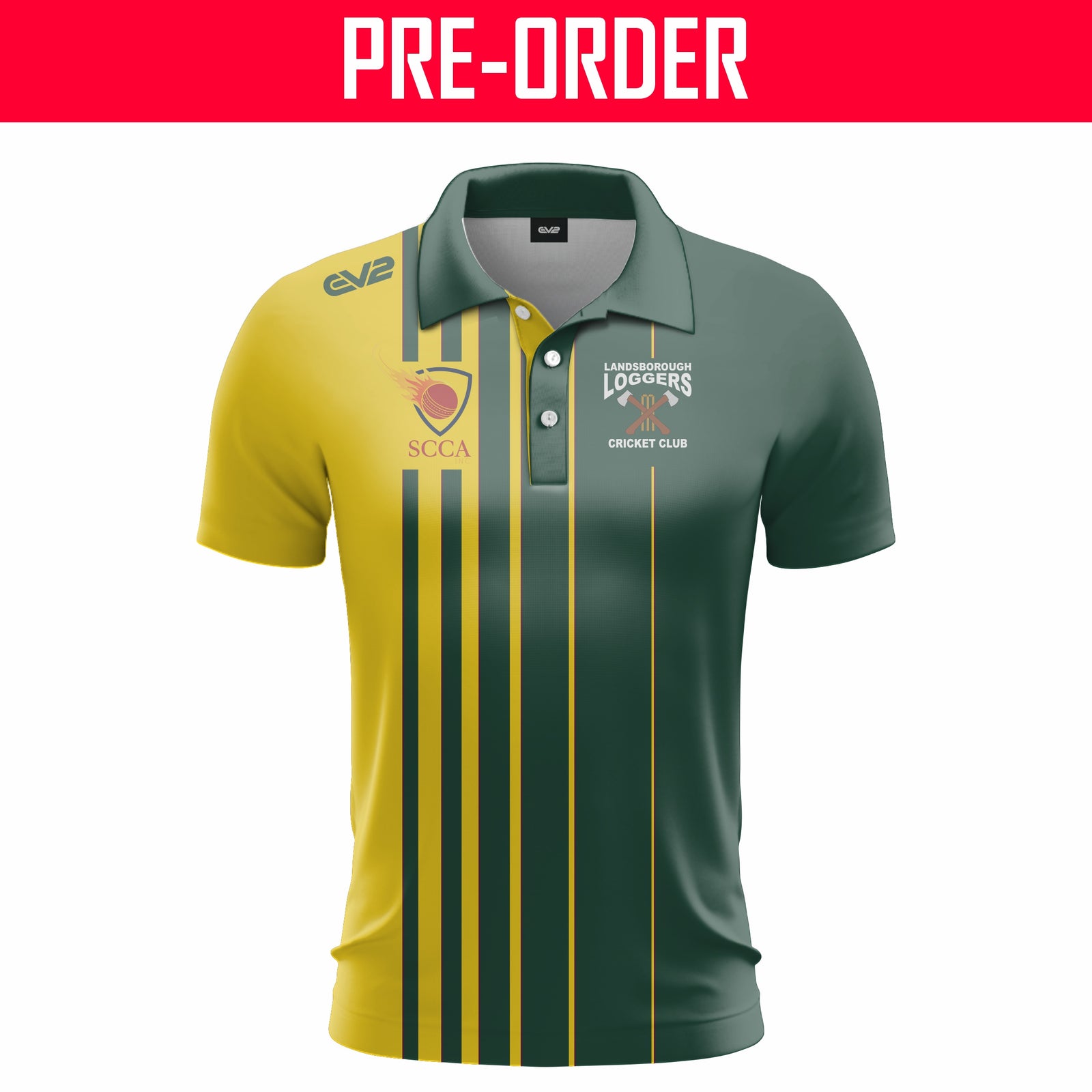 Landsborough Cricket Club - Club Cricket Shirt S/S (1-DAY & T20)