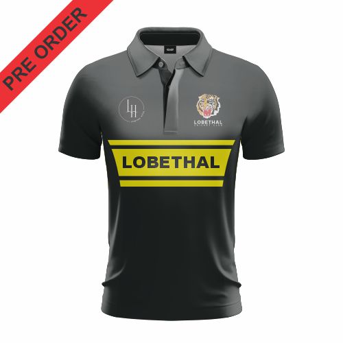 Lobethal Cricket Club  - Cricket Shirt Short Sleeve - Black