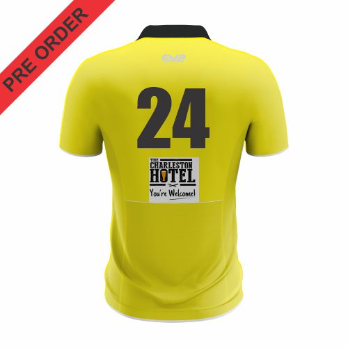 Lobethal Cricket Club  - Cricket Shirt Short Sleeve - Yellow