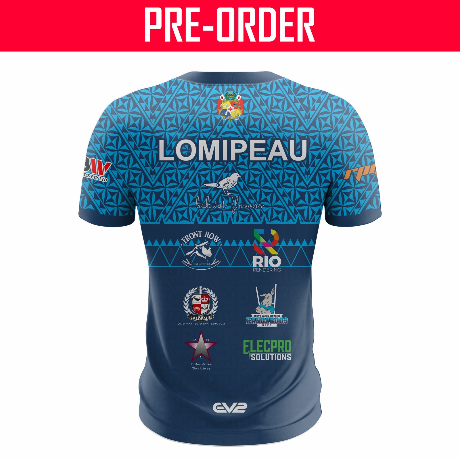 Lomipeau - Tonga RL - Training Shirt
