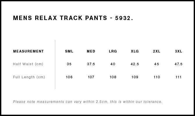 QLD MAORI RUGBY LEAGUE - RELAX TRACK PANTS - BONE