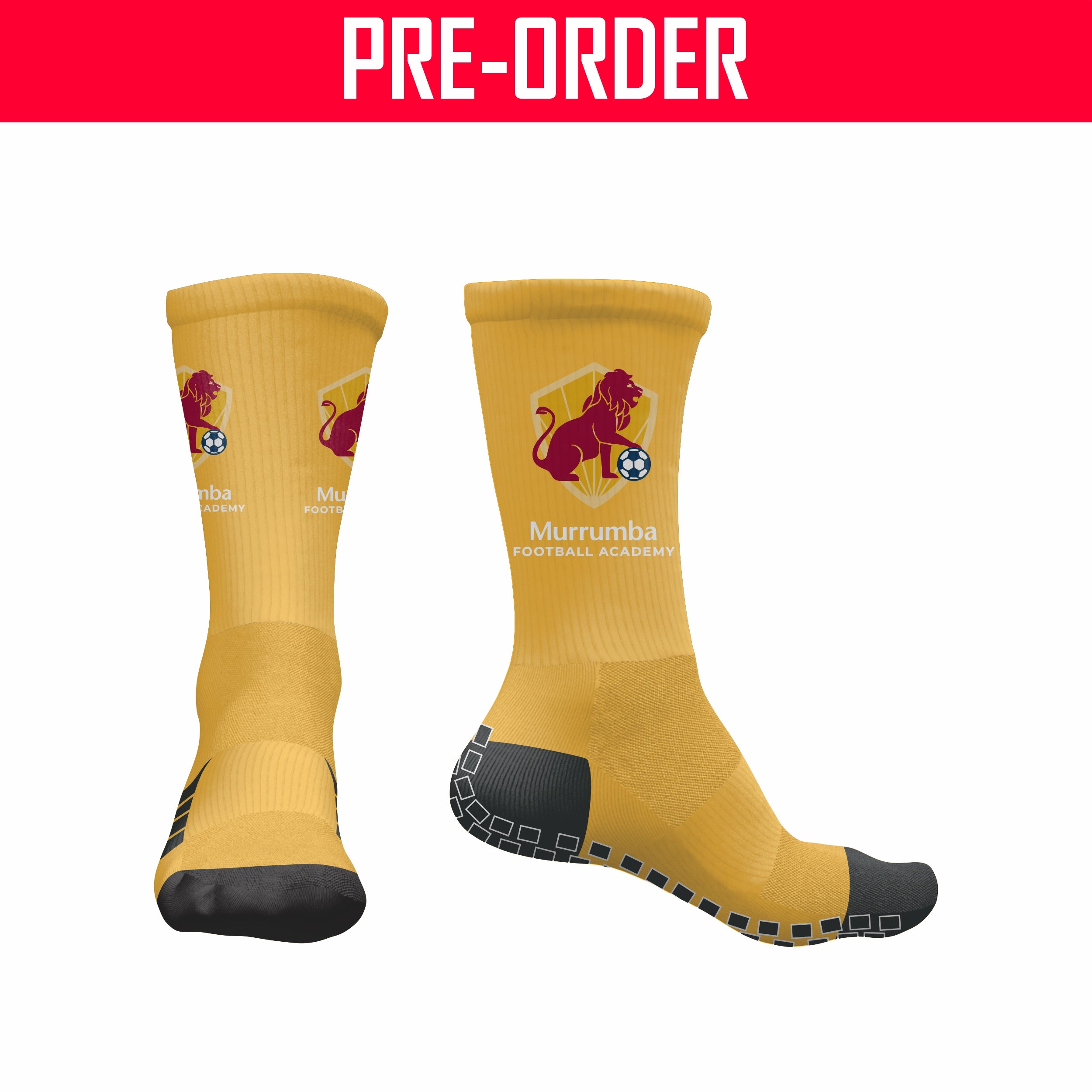 MSSC FOOTBALL ACADEMY - CREW SOCK WITH GRIP