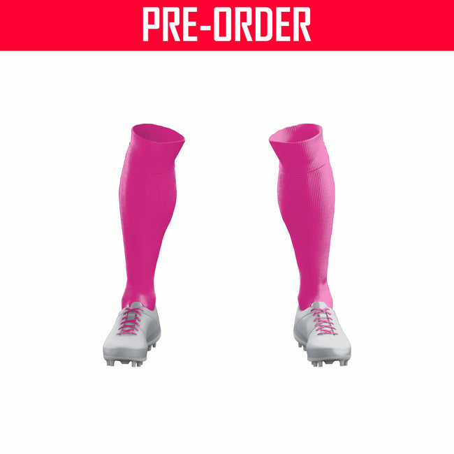 MSSC FOOTBALL ACADEMY - PINK SOCKS - NO GRIP
