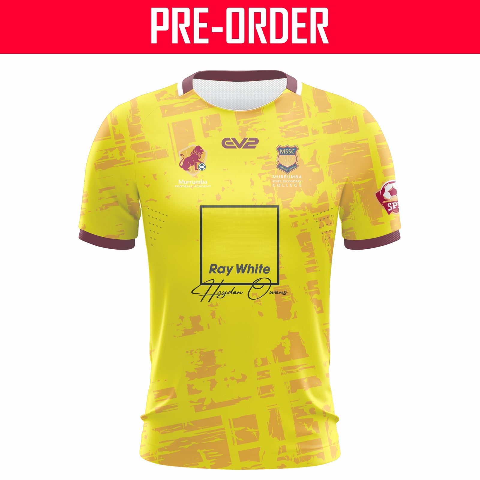 MSSC FOOTBALL ACADEMY - GOAL KEEPER JERSEY YELLOW