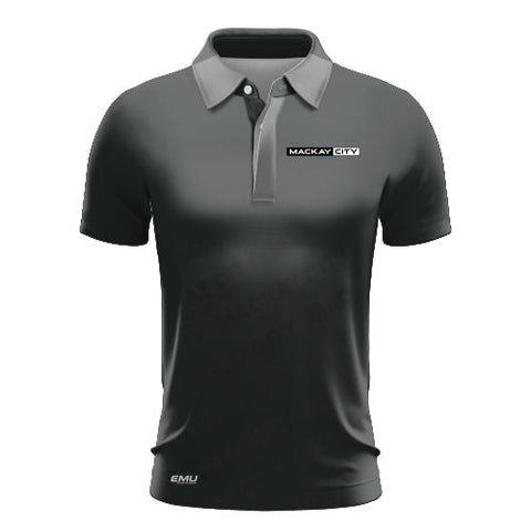 MACKAY CITY AUTO GROUP CHAMPION POLO LS-STAFF -BLUE