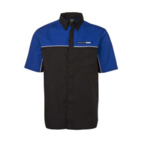 MACKAY CITY AUTO GROUP CHAMPION POLO LS-STAFF -BLUE