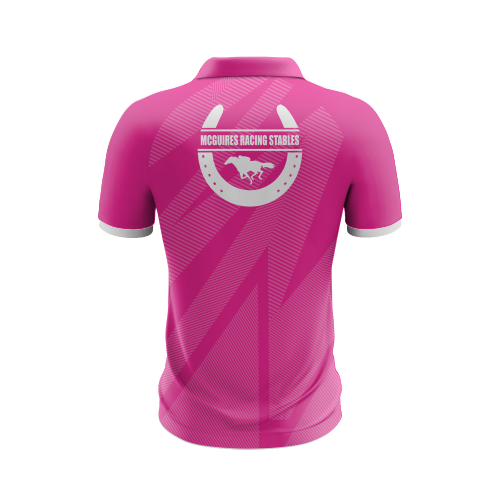 McGuires Racing Stables - Pink Polo