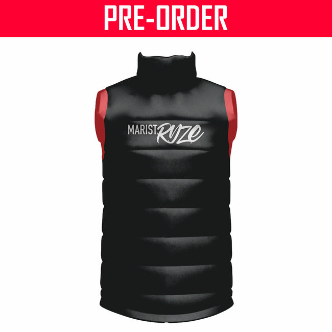 Marist Ryze - Puffer Vest - BLACK