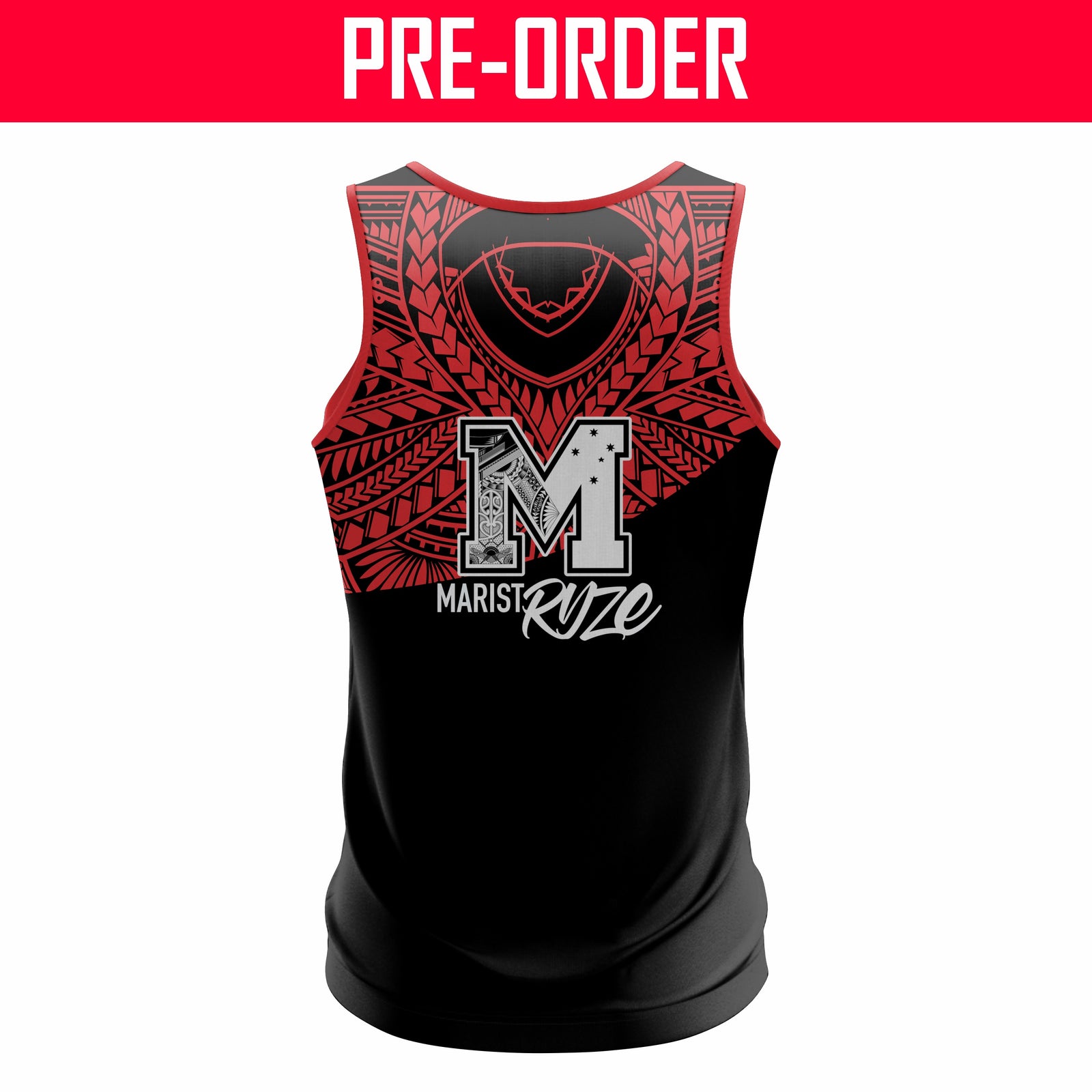 Marist Ryze - Training Singlet - BLACK