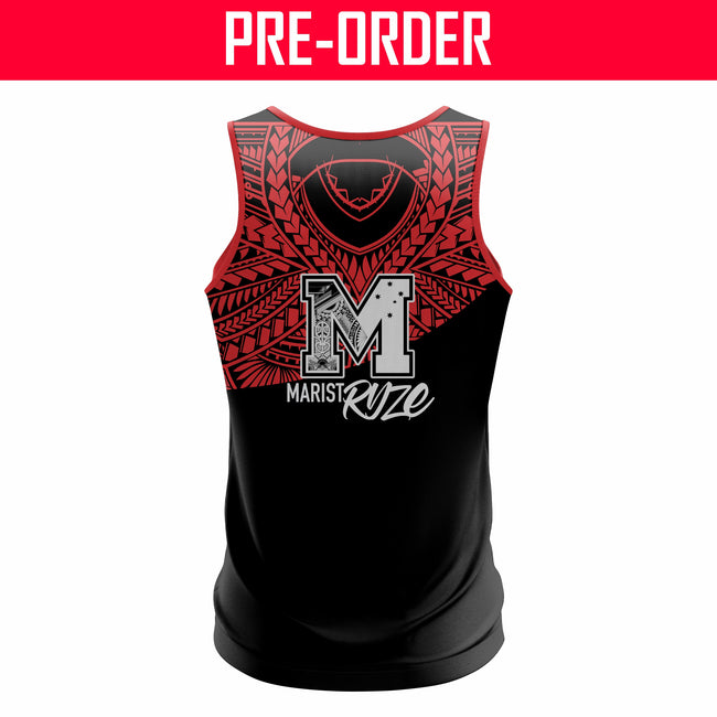 Marist Ryze - Training Singlet - BLACK