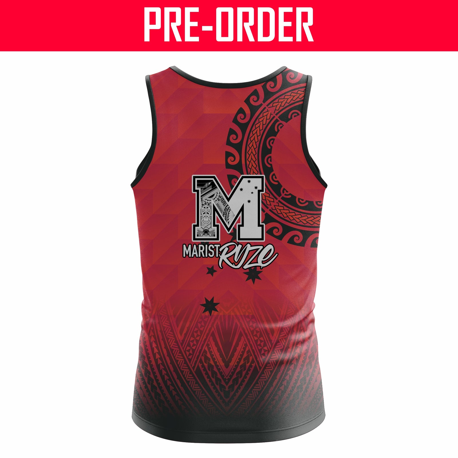Marist Ryze - Training Singlet - RED