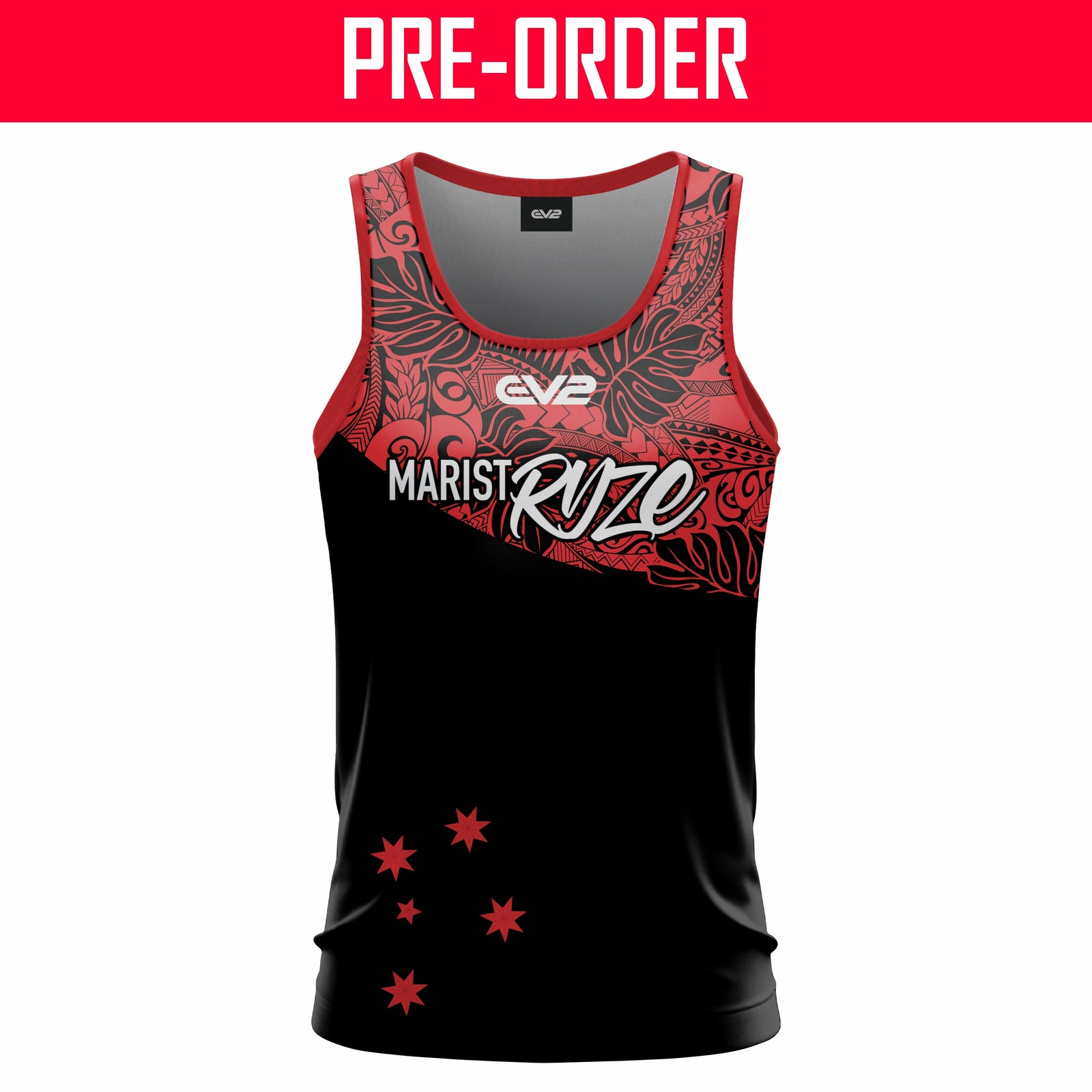 Marist Ryze - Training Singlet - BLACK