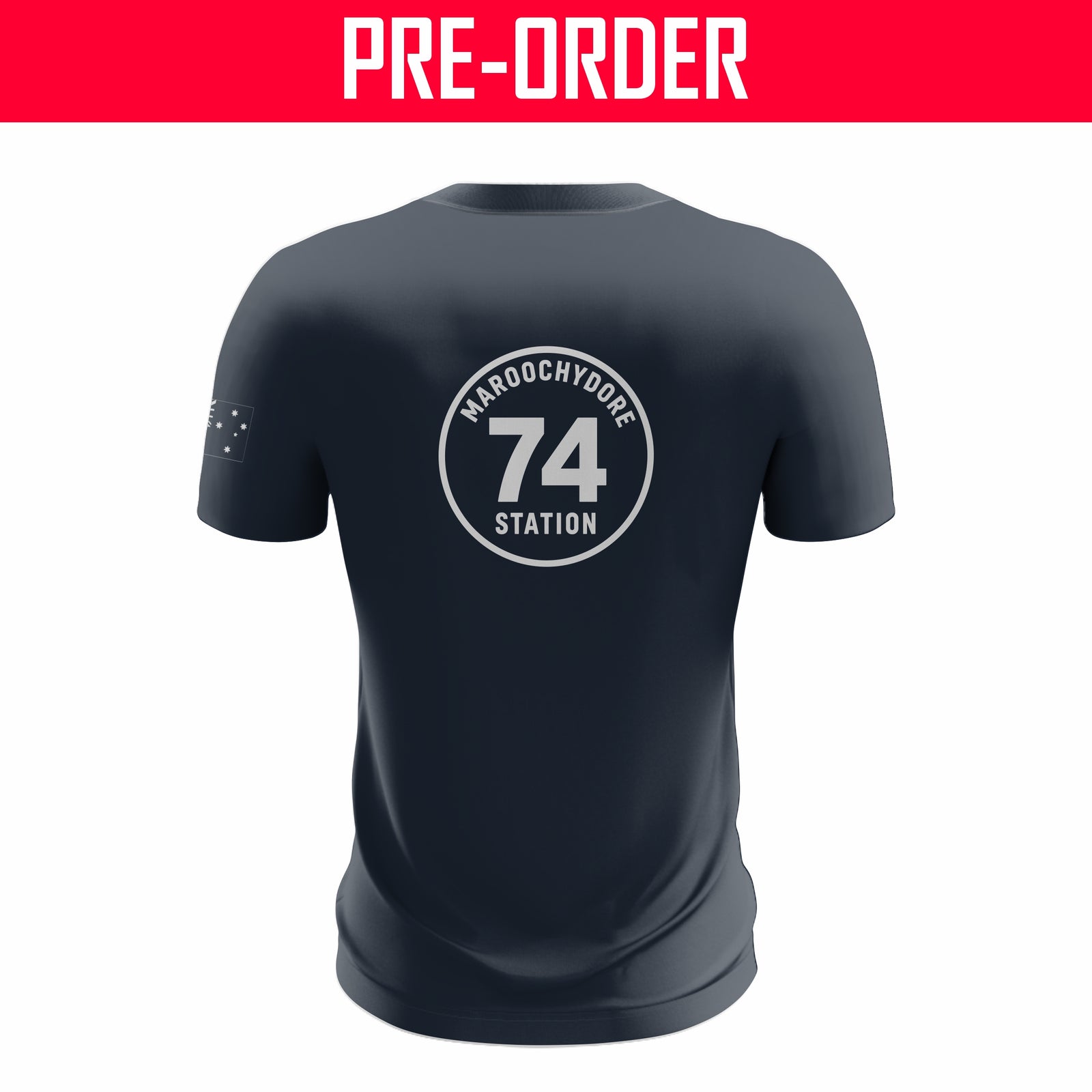 Maroochydore Fire Station - Cotton Tee - Navy