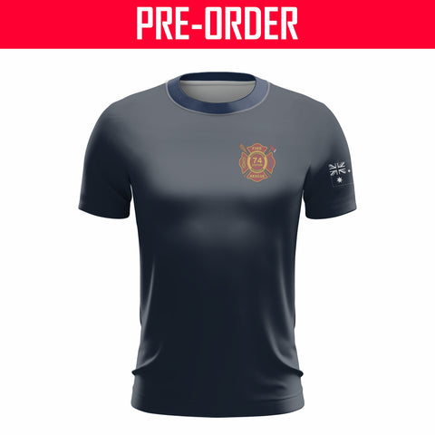 Maroochydore Fire Station - Cotton Tee - Grey
