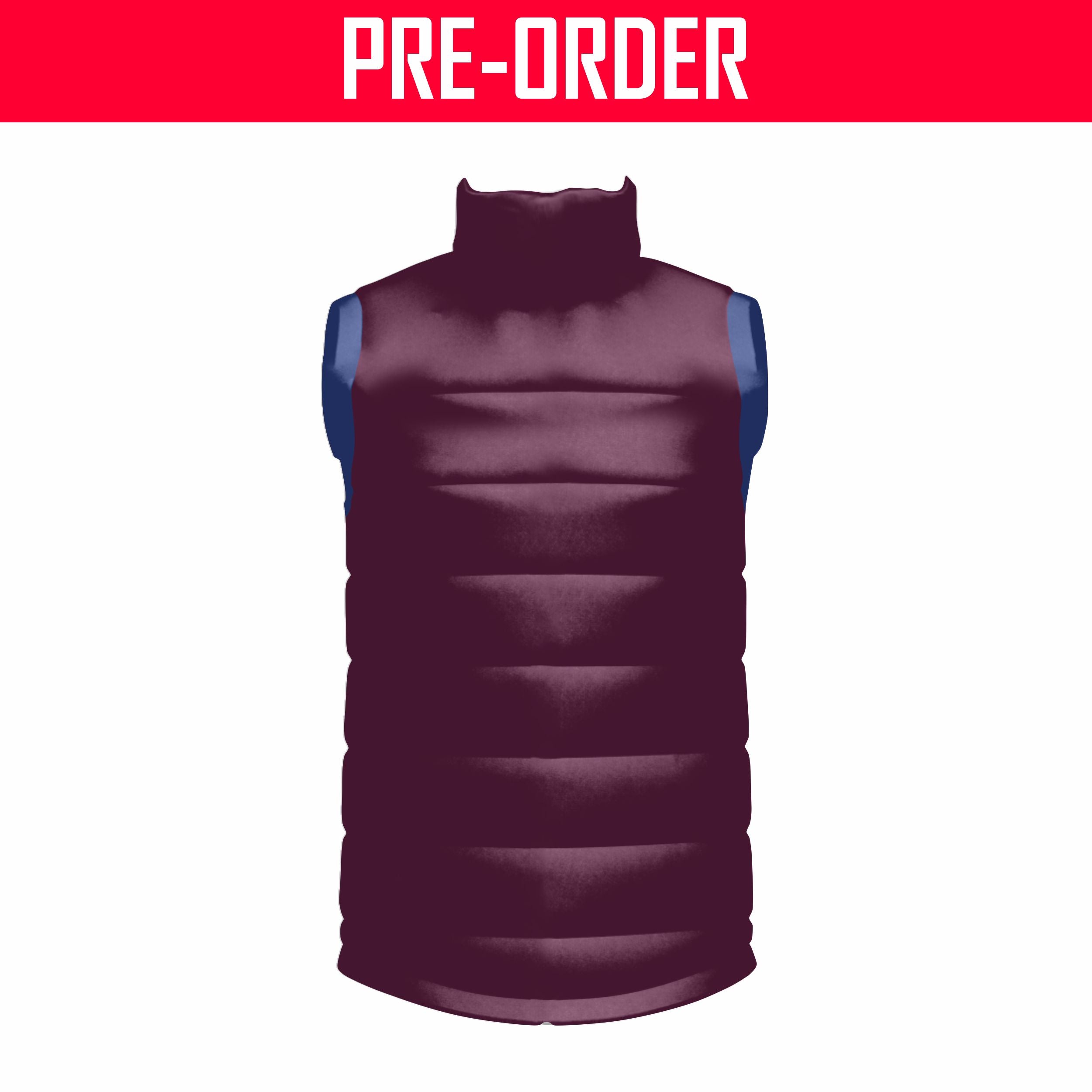 BNJCA Maroon - Puffer Vest