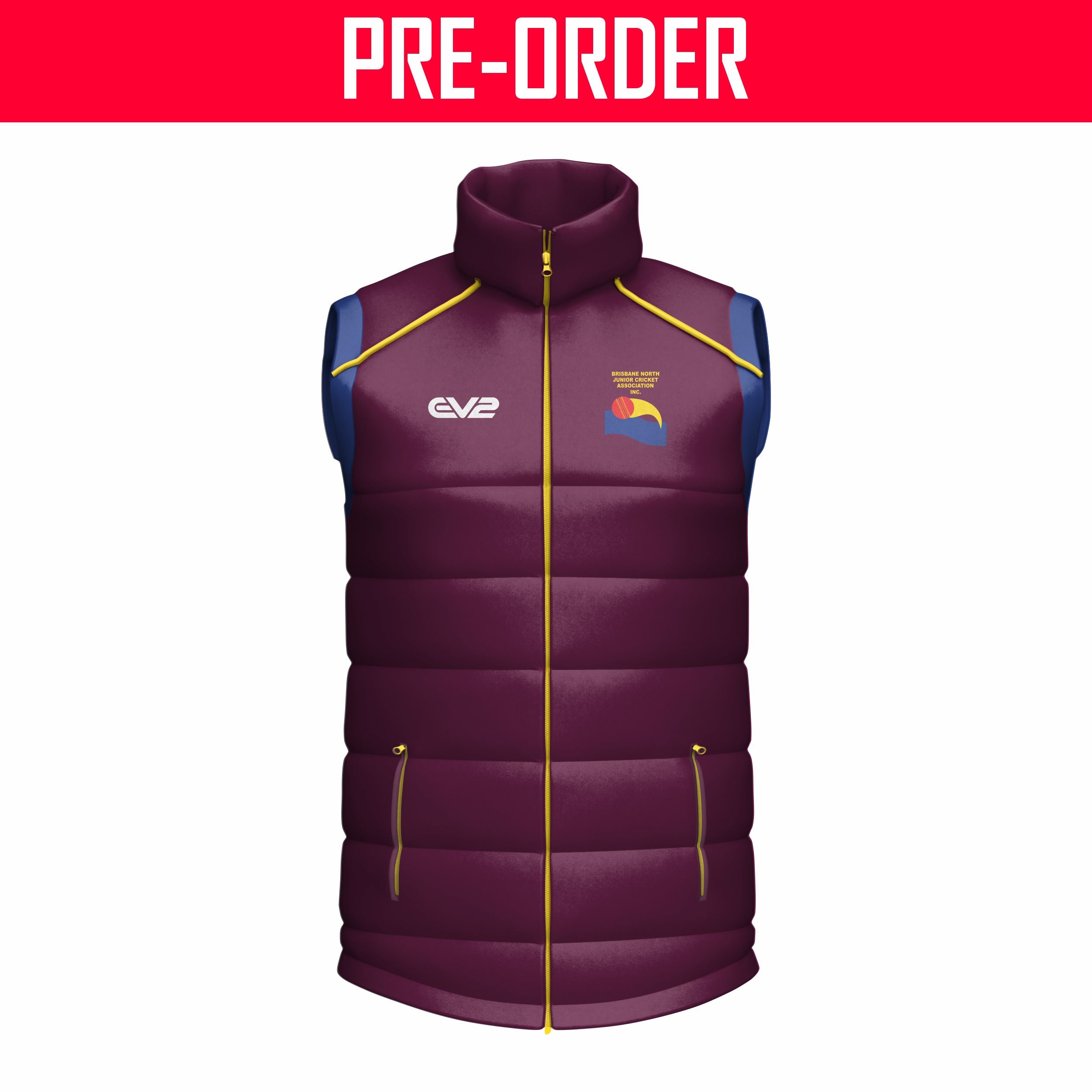 BNJCA Maroon - Puffer Vest