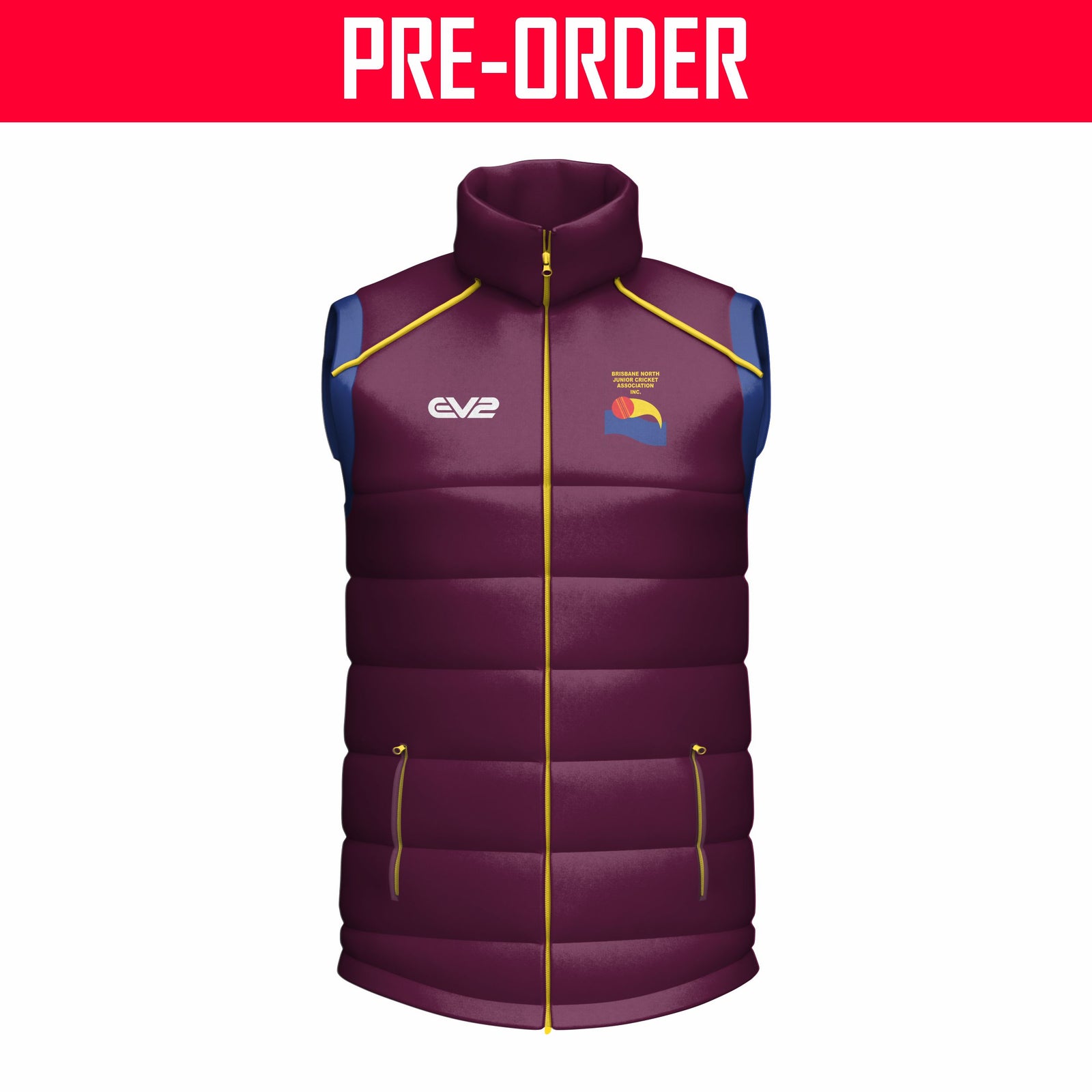 BNJCA Maroon - Puffer Vest