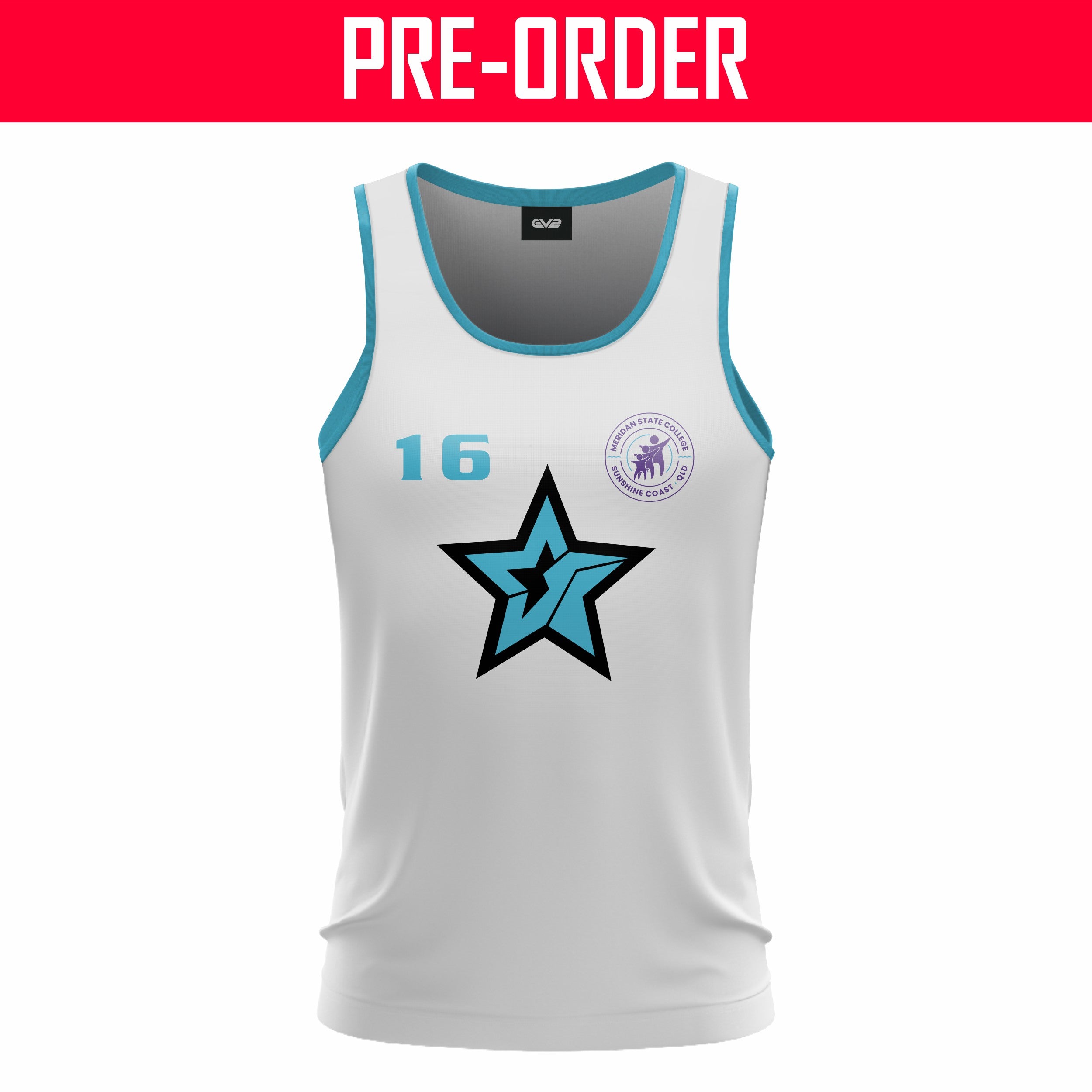 Meridan State College - Reversible Training Singlet