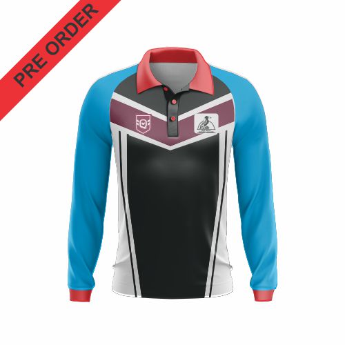 Mid West JRL - Long Sleeve Club Polo