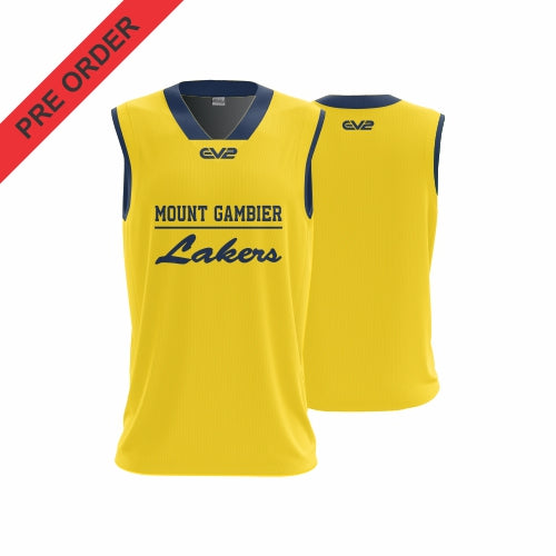 Mount Gambier Lakers- Reversible Basketball Singlet-Training