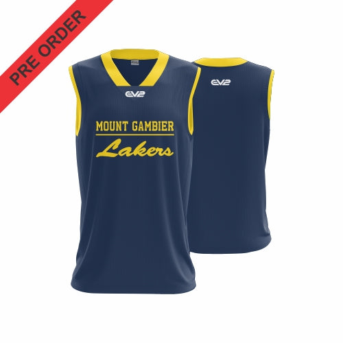Mount Gambier Lakers- Reversible Basketball Singlet-Training