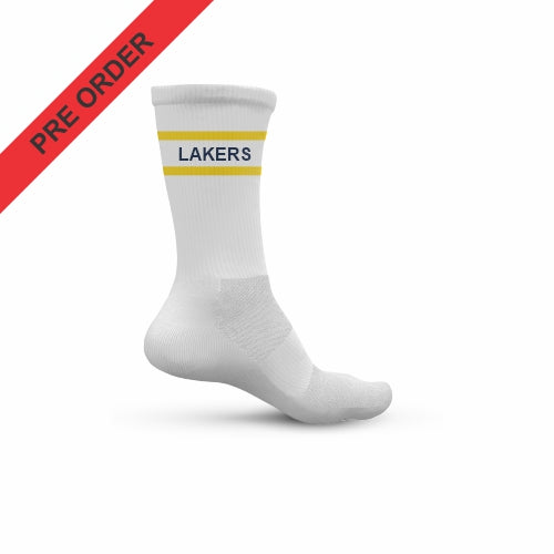 Mount Gambier Lakers - Players Cotton Socks- White