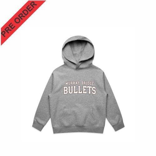 Murray Bridge Basketball  - YOUTH RELAX HOOD - 3037 - Grey Marle