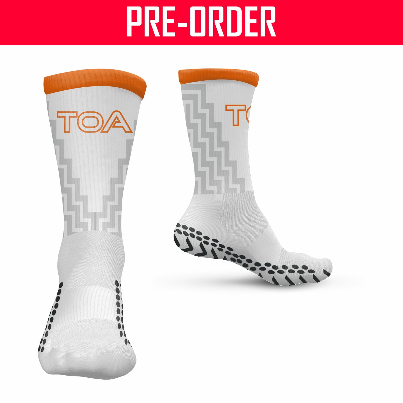 NGA TOA - Pro Crew Grip Sock (ORANGE)
