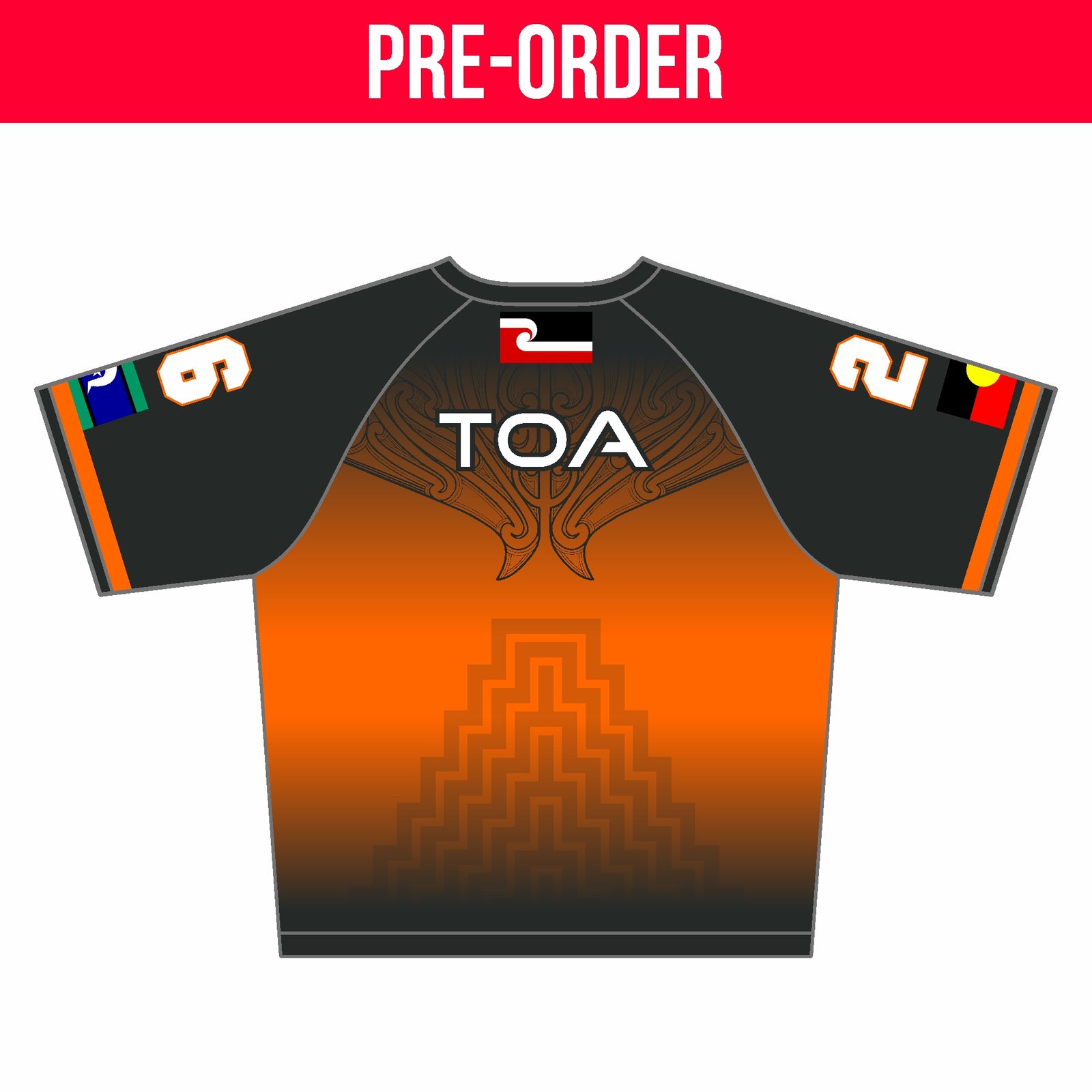 NGA TOA - NFL SHIRT (ORANGE)