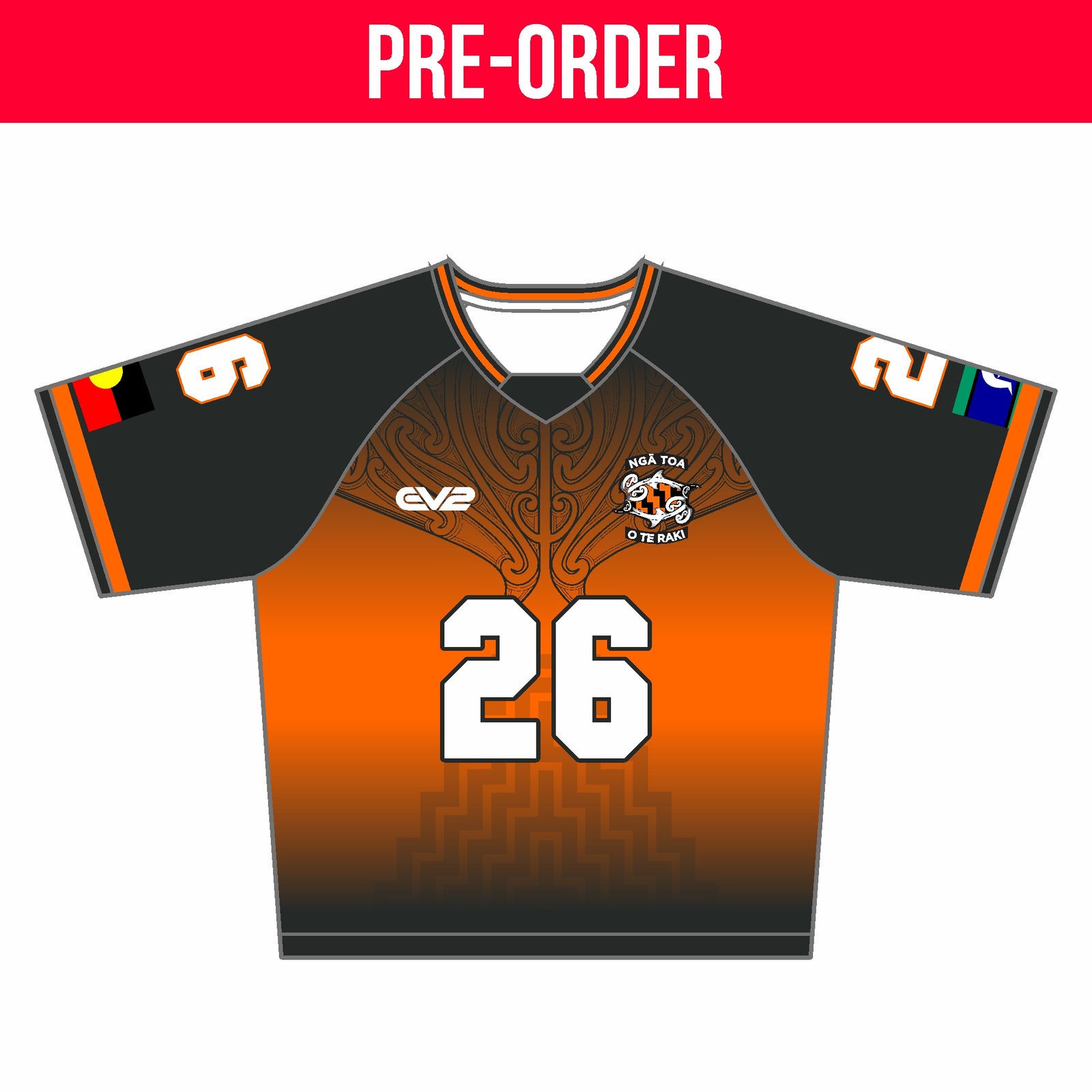 NGA TOA - NFL SHIRT (ORANGE)
