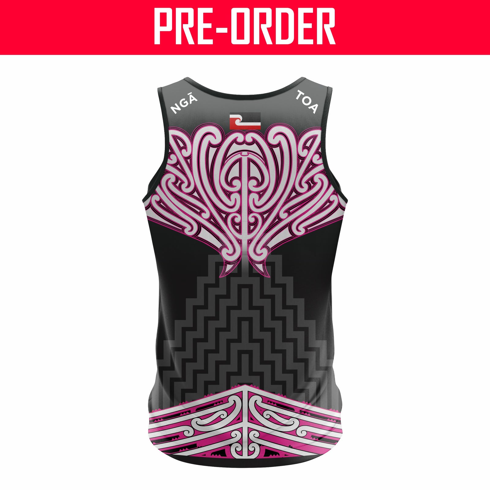 NGA TOA - Training Singlet (PINK)