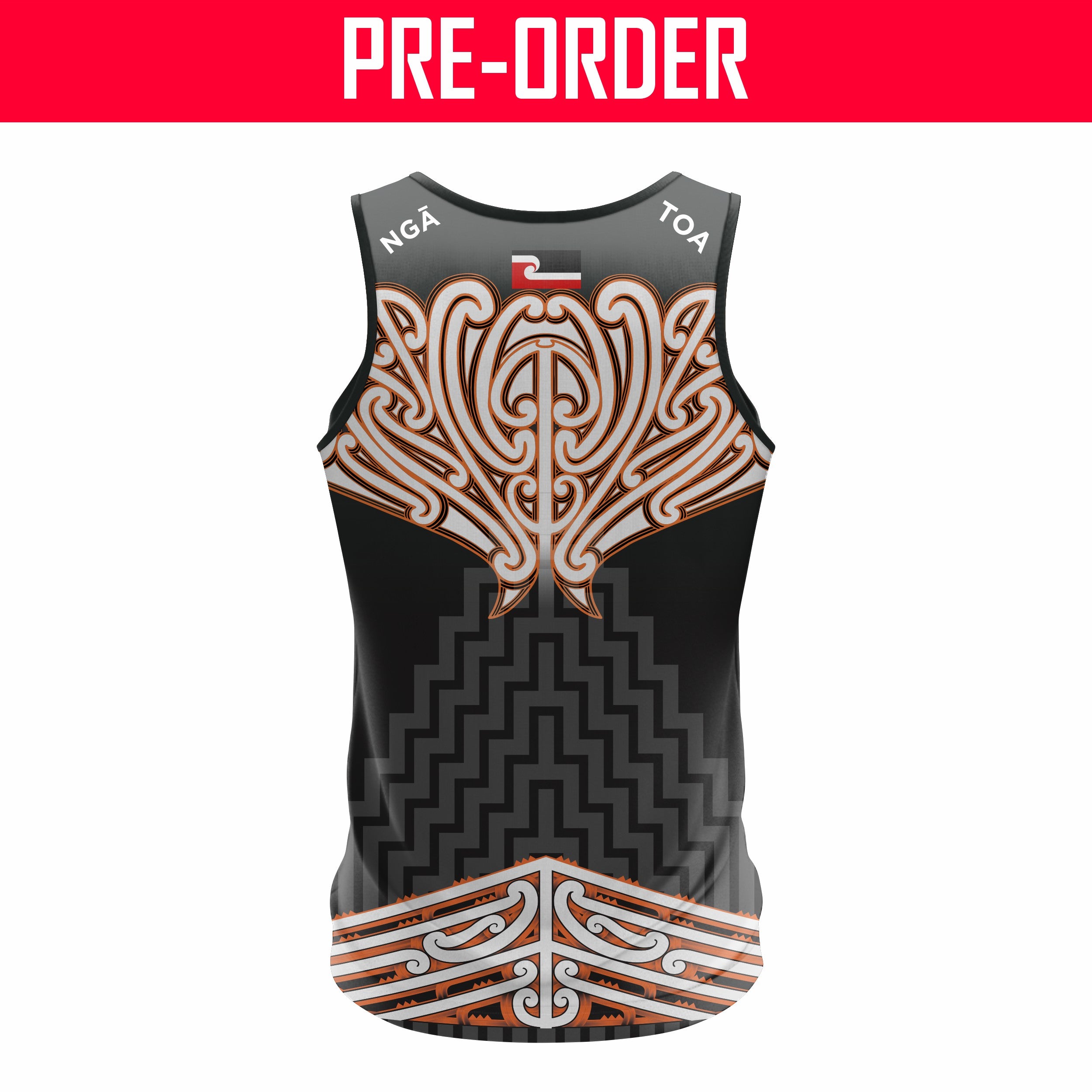 NGA TOA - Training Singlet (ORANGE)