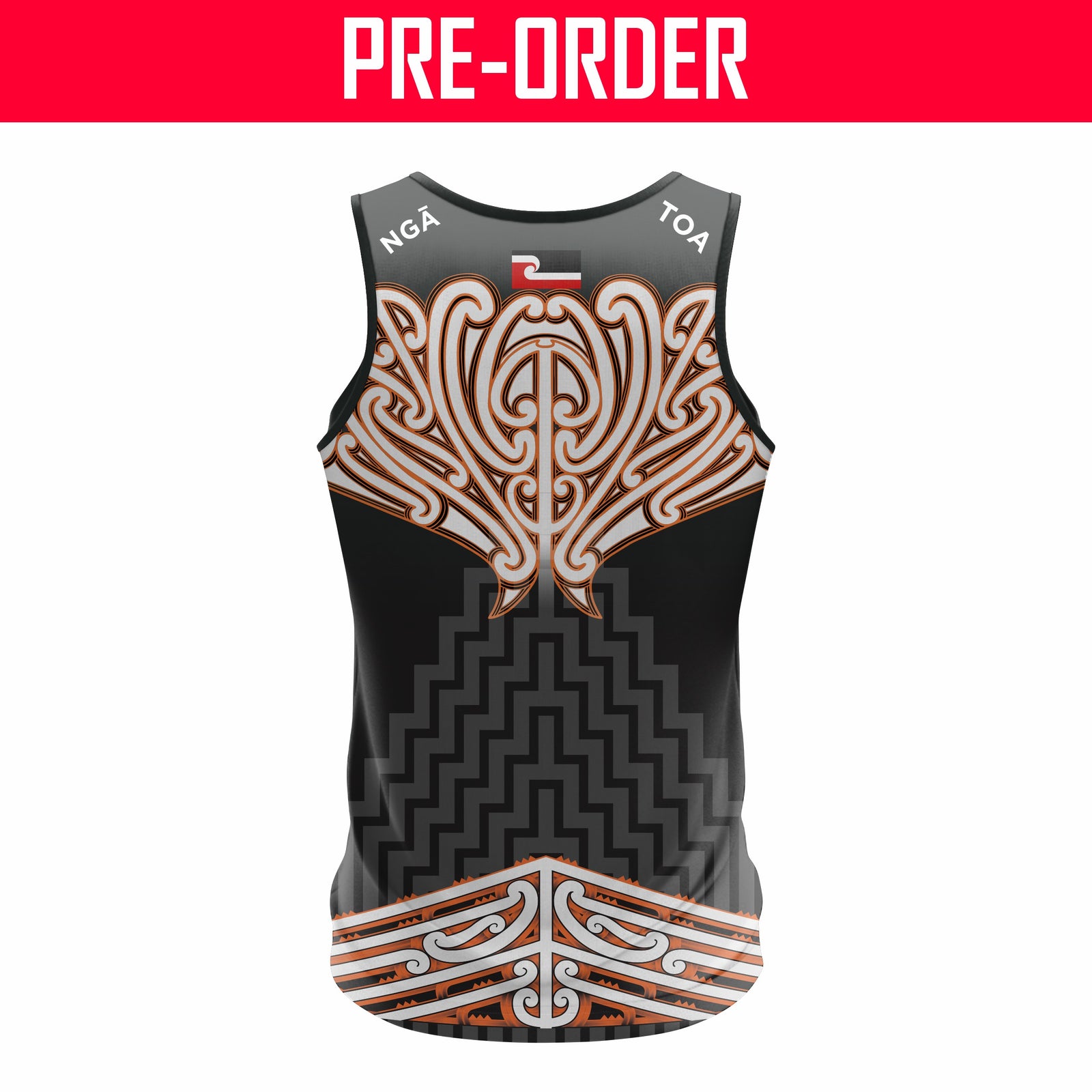 NGA TOA - Training Singlet (ORANGE)