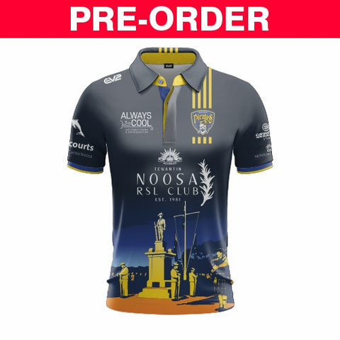 Noosa Pirates RLFC - Mental Health Black Polo