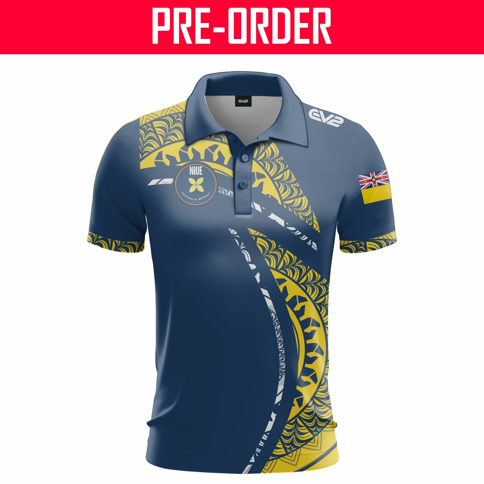 Niue Australia Netball - Club Polo